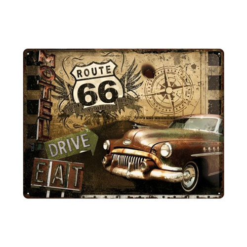 Nostalgic-Art Large Sign Route 66