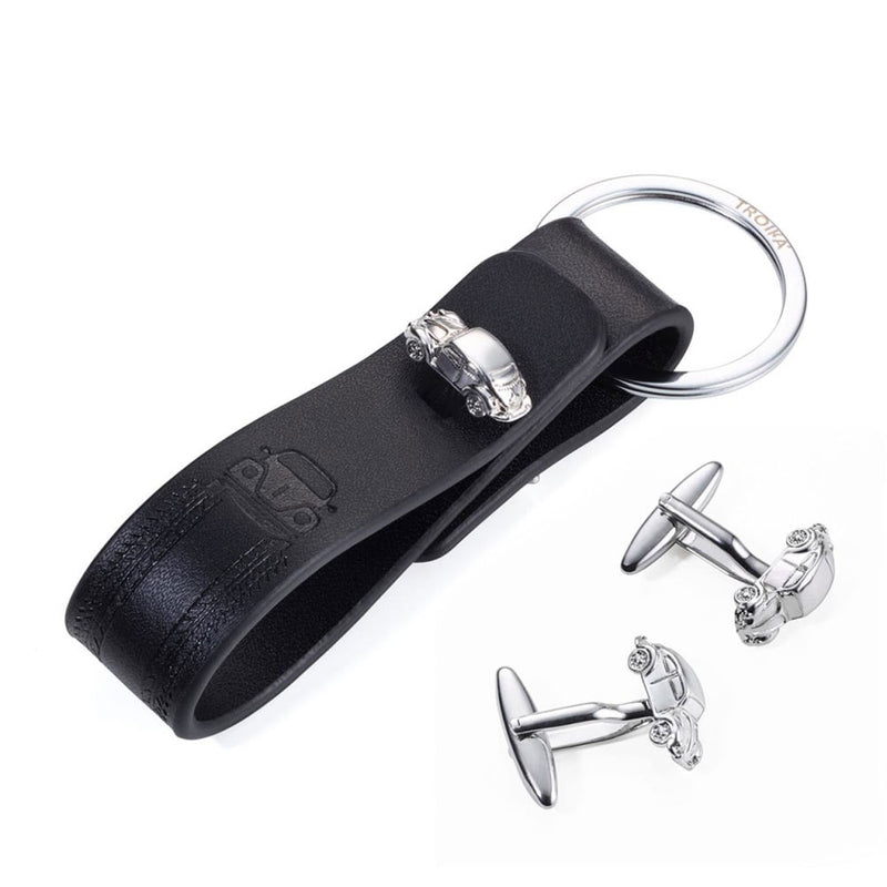 Troika Volkswagen Beetle Keyring and Cufflinks