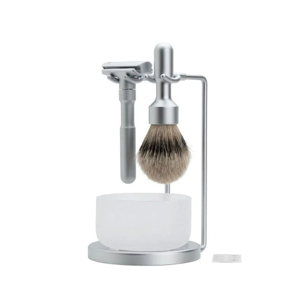 Merkur Futur Shave Set (Matte Chrome)