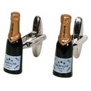 Champagne Bottle Button Cufflinks