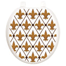 Fleur de Lis Toilet Tattoo