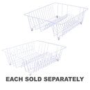 D.Line Plastic Wire Dish Drainer (White)