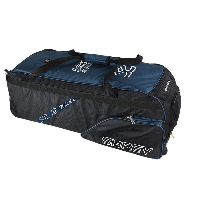 Shrey Pro Wheelie Bag (Black/Navy)