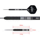 One80 Beau Greaves Black Edition 9255 Darts 21g