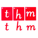 Educational Colours VicWaNt Lower Case Alphabet Stencils