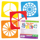 Roylco Colour Wheel Stencils (Pack of 4)
