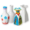 Ceramic Vases 2 Designs 6pcs