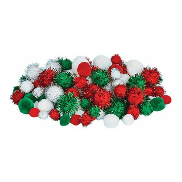 Christmas Pom Poms 300pcs