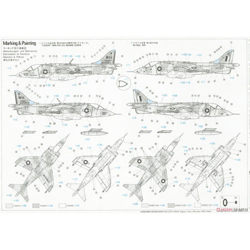AV-8A Harrier 1/72 Scale Aircraft Model