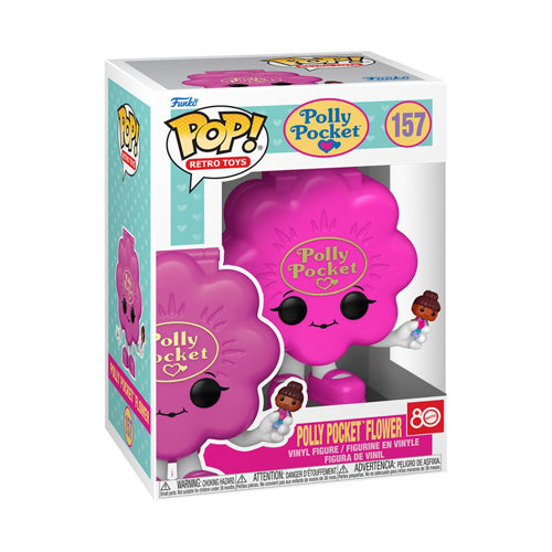 Retro Toys: Polly Pocket Flower Shell Pink Pop! Vinyl
