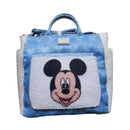 Mickey Mouse Sherpa Denim Tote Bag