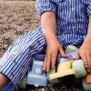 Dantoy Pastel Recycled Vehicles 17cm