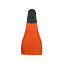 Long Blade Rubber Fins Small (Orange)
