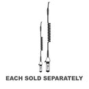 Maddog Basic Coiled Bodyboard Leash (Black)