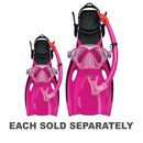 Comet Junior Silitex Mask, Snorkel & Fin Set (Pink)