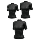 Mirage Women's Short Sleeve Rash Top (Black)