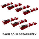 Yamasaki Coloured Martial Arts Belts with White Stripe (Red)
