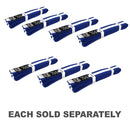 Yamasaki Coloured Martial Arts Belts with White Stripe (Blue)