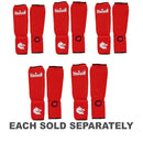 Morgan Elastic Shin and Instep Protectors (Red)