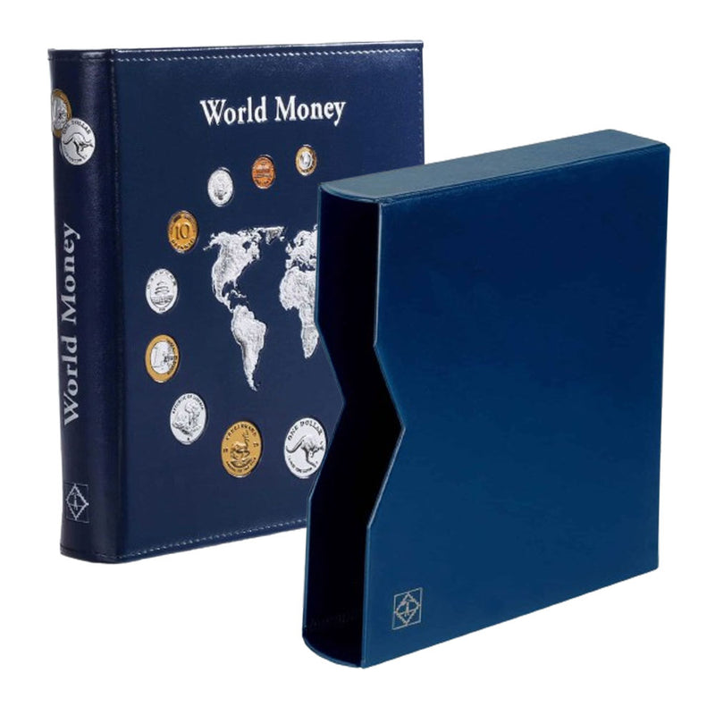 Optima 5-Sheet World Currency Album (Blue)