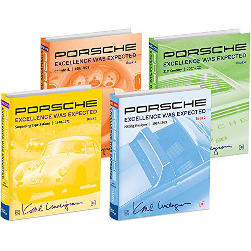 Porsche: Excellence Was Expected 4 Volume Set Hardcover Book