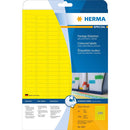 Herma Removable Coloured Labels A4 20pc (25.4x10mm)