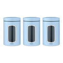 Brabantia Window Canister 1.4L (Dreamy Blue)