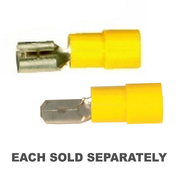 Spade Terminal 100pcs (Yellow)