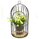 Birdcage with Flower Decor