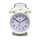 Metal Twin Bells Table Alarm Clock with Light
