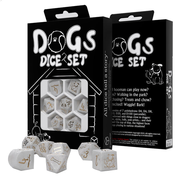 D7-Die Set Dice Dogs Dice Set Charlie
