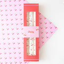 Heart Cherry Taper Candles (Set of 3)