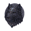 Wolf Moon Wall Hanging Plaque 30cm