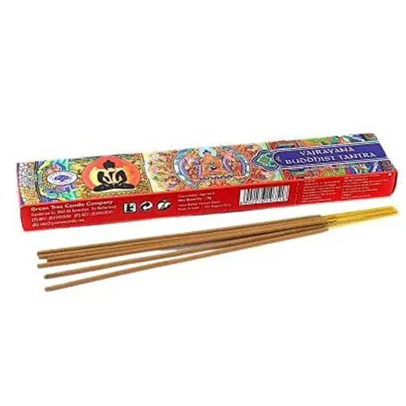Buddhist Tantra Incense 15g Sticks Green Tree
