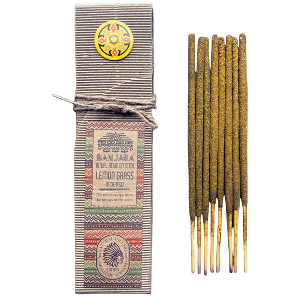 Lemongrass Resin on Stick Incense Shamanic Wisdom
