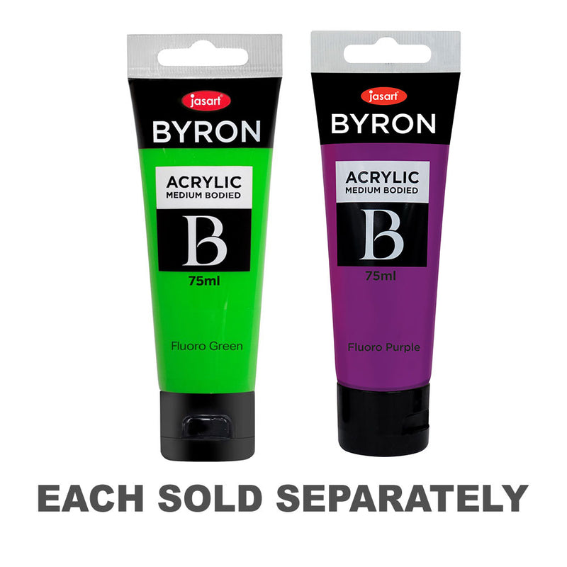 Jasart Byron Acrylic Paint 75mL (Fluoro)