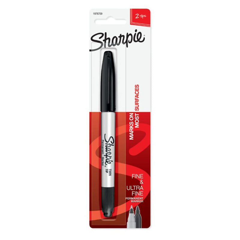 Sharpie Twin Tip Permanent Marker (Black)