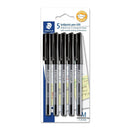 Staedtler Stick Ballpoint Pen 5pk (Black)