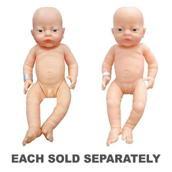 Caucasian New Born Baby Doll with Nappy 41cm