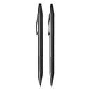 Classic Century Black & MicroKnurl Ballpoint & Pencil Set