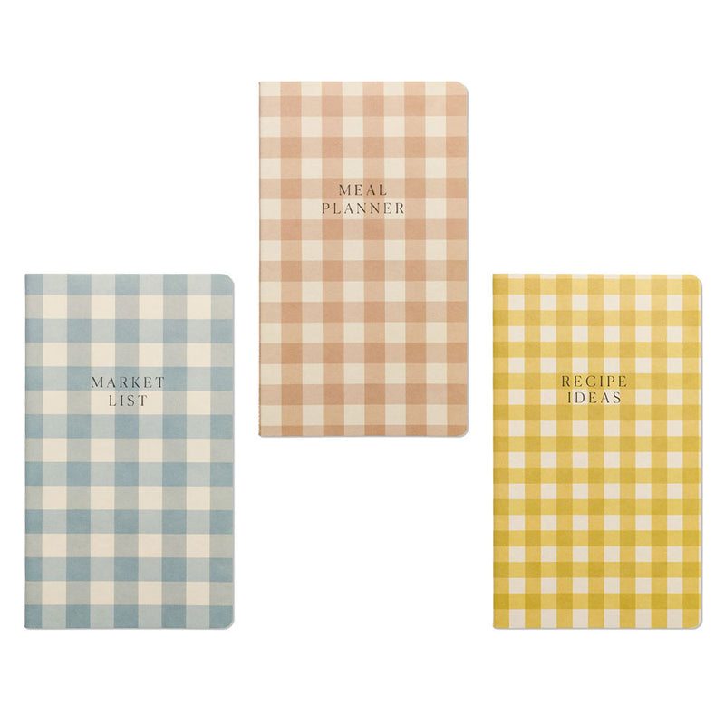 Stitch-Bound Notebook (Set of 3)