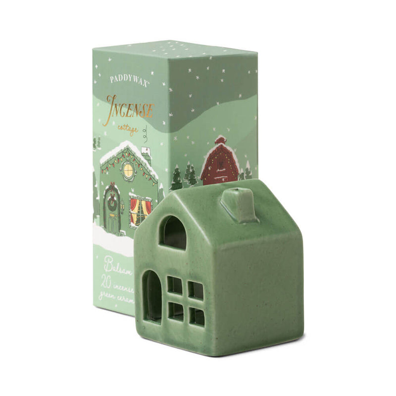 Holiday Ceramic House Incense Cones