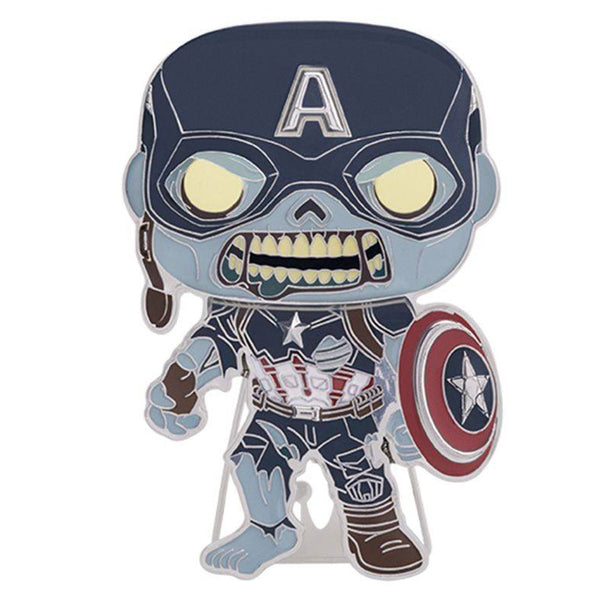 What If Zombie Captain America 4" Pop! Enamel Pin