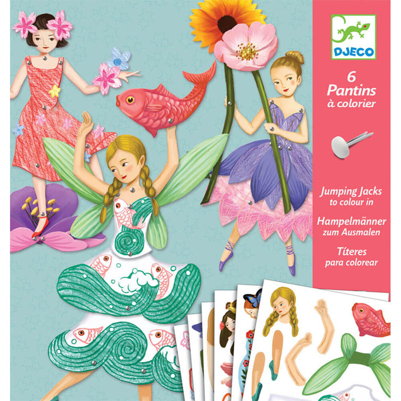 Djeco Paper Puppets Learning Kit
