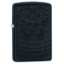 Zippo Swirl Pattern Block Matte Lighter