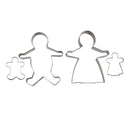 Avanti Ginger Bread Family Cookie Cutters (Set of 4)