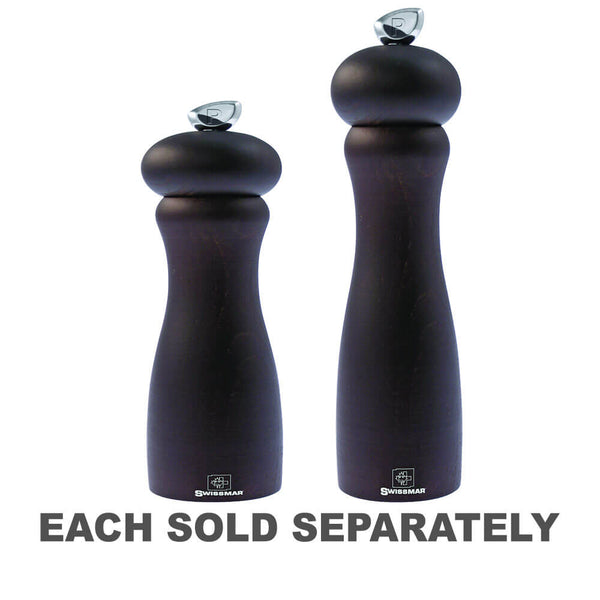 Swissmar Belle Chocolate Wood Pepper Mill