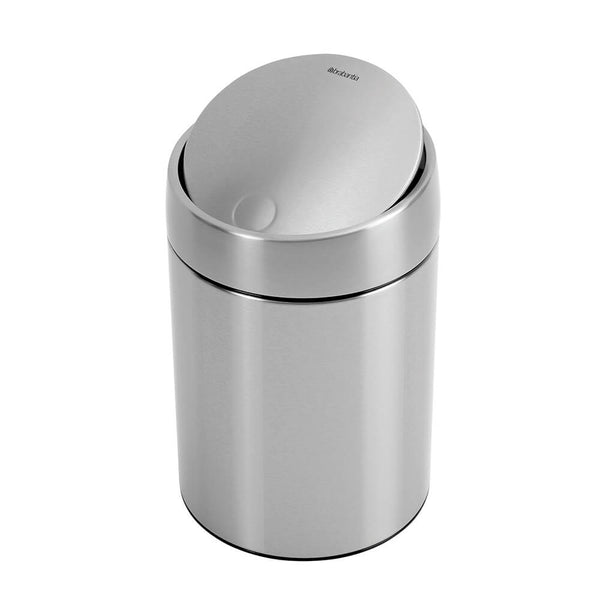 Brabantia Fingerprint Proof Matt Steel Slide Bin 5L