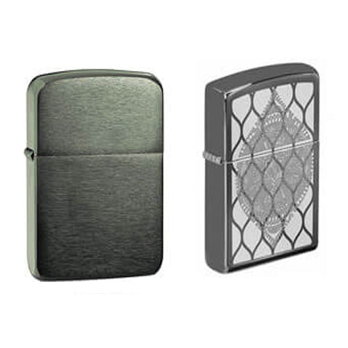 Zippo Black Ice Design Lighter