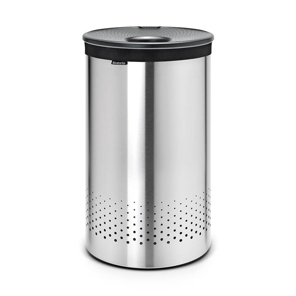 Brabantia Laundry Bin Metal Steel Dark Grey 60L